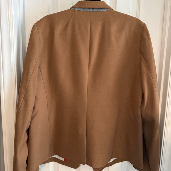 J. Crew Women's Camel Regent Blazer size 16 - Picture 3 of 5